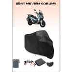 Arora Beatrix Uyumlu Siyah Motorsiklet Branda, Motor Örtüsü - Siyah, Arka Çanta ve Kilit Uyumsuz