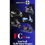Arora Cappucıno 50 125 cc Yeni Nesil Motor Paspası - Gri