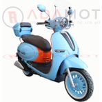 Arora Cappucino S 50 cc Euro 5 Motosiklet - Mavi - Turuncu