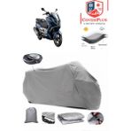 Arora Gt 125 Branda Gri Arka Çanta Uyumlu(Topcase) Motosiket Brandası Motor Örtüsü Çadır Su Geçirmez Motosiklet Kılıfı Motor Brandası,lastikli,taşıma Torbalı