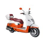 Arora Malibu 125 Cc Hava Soğutmalı Scooter Beyaz Turuncu 2024