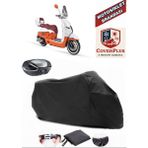 Arora Malibu Branda Siyah Arka Çanta Uyumlu(Topcase) Motosiket Brandası Motor Örtüsü Çadır Su Geçirmez Motosiklet Kılıfı Motor Brandası,lastikli,taşıma Torbalı