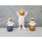 Arose 3Lü Set Astronot Dekor Biblo Ev Ofis Dekoru