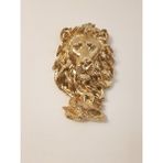 Arose Altın Aslan Duvar Altın Aslan Duvar Dekoru Duvar Heykeli Duvar Aslan Biblo Heykel Dekor Dekorasyon