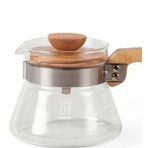 Arow Ahşap Saplı Cam Demlik 400 ml