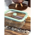 Arow Arow Fruta Cam Vakumlu Saklama Kabı 1400 ml - 1,4 lt - Mint