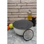 Arow Chopper Akıllı Karıştırma & Saklama Kabı Rendeli Akrilik 4.6 Lt 25 cm