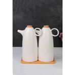 Arow DC1.TR-3106 Kate Porselen 2'li 1000 ml Yağdanlık Seti