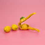 Arow Juicer 10 cm Sarı Yeşil Bükmeli Limon Sıkacağı