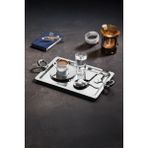 Arow Luxury Silver Kulp Sunum Tepsi - 28 x 19 cm - Gümüş