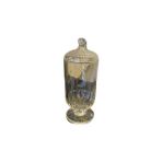 Arow Pear Ayaklı Kurabiye Kavanozu - Şeffaf - 800 ml