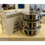 Arow Saklama Kabı 3'Lü Safe Çelik Tr-1104 - 3 lü