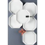 Arow Servis Tabağı Mira Porselen 18 cm TR-3114 - Beyaz