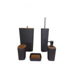 Arow TR3528 Dima Gri Akrilik 5 Parça Banyo Seti