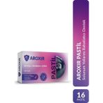 Aroxir Pastil Solunum Yollarını Rahatlatıcı ve Koruyucu Destek Aronya, Zerdeçal ve Çinko 16\'lı Pastil - Aromalı