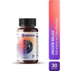 Aroxir Relax Stres ve Uyku Desteği Aronya, Magnezyum Bisglisinat, 5- Htp, Melisa ve Safran 30 Kapsül - Aromalı