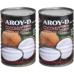 Aroy-D Hindistan Cevizi Sütü 400 ml 2 Adet Aromatik ve Taze Uzakdoğu Mutfağı İçin