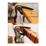 Arpeggio arte Gitar Kaposu, Guitar Capo, Akustik Gitar, Elektro gitar, Ukulele Kaposu, Saz(Bağlama) Kapo, GRİ Capo