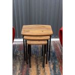 Arpelia Harmoni Üçlü Zigon Sehpa 50X40/40X40/30X40 - Antrasit