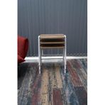 Arpelia Nil Üçlü Zigon Sehpa 45X35X50 CM BEYAZ ATLANTİK ÇAM