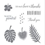 arriettycraft Love Thank Flower Leaves DR Kod Damgaları Kauçuk Şeffaf Damga/Mühür Albümü/Fotoğraf Dekoratif Kart Yapma Şeffaf Damga