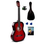 Arriva Tam Boy 4/4 Klasik Gitar Seti 39'' Kırmızı