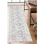 Arrosa Home Dijital Baskı Yıkanabilir Kaymaz Taban Iskandinav Model Kilim Desenli Yolluk Halı