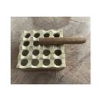 Ars Antik Pirinç Sarı Küllük Puro Küllüğü Siğara Küllük 11*11CM