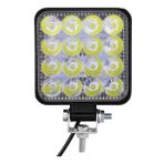 Ars Arsvision 16 Led Kare (1 Adet) Off Road Iş Makinası Çalışma Lambası Sis Farı