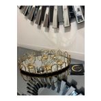 ARS COLLECTION LAV metal gold ayaklı yaldızlı lokumluk, reçellik, sosluk, şekerlik, tasarım kase, dekoratif tabak,