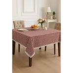 ARS HOME COLLECTION Fistolu 170x170 Sofra Bezi Masa Örtüsü Piknik Örtüsü Kırmızı