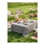 ARS HOME COLLECTION Ponponlu 170x170 Sofra Bezi Masa Örtüsü Piknik Örtüsü