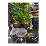 ARS HOME DEKOR Bohemia Kristal Kapaklı Şekerlik, Sunumluk, Cam Kesme Kapaklı Kase, Kristal Kesme, Hediyelik