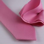 Ars Magic Box 1.Kalite Özel Desenli Kravat Mendil Seti - Pembe Pembe Tek Ebat Pembe Tek Ebat ars-469