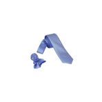 Ars Magic Box (268) 1.KALİTE ÖZEL DESENLİ ÖZGÜN RENK 5.5 CM GENİŞLİĞİNDE (KUŞGÖZÜ) KRAVAT MENDİL SETİ PARLEMENT MAVİSİ 73 Tek Ebat