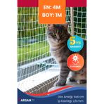 Arsan File Evcil Hayvan Kedi Filesi 4x1m Balkon Pencere Güvenlik Ağı 4x4 Göz 2,5mm