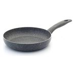 Arselon Gri 32 cm Gri Tek Kulplu Granit Tava