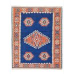 Arsen El Dokuma Mavi Yün Kilim 158x190 cm