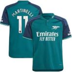 Arsenal 2023--24 Sezonu Gabriel Martinelli Deplasman Forması - Yeşil - 2XL