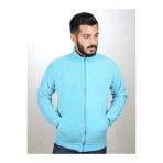 Arseno Unisex Mavi Fermuarlı Dik Yaka Polar Mont - Mavi - Arsnoumttprolpar-Mavı