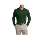Arseno Uzun Kol Polo Yaka Günlük 2 Düğmeli Neft Yeşili T-Shirt - Yeşil - Arsnoumo-Uhz-Aneft-Yet