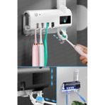 Arsimo Akıllı Uv Sterilizatör Diş Macunu Sıkacağı | Güneş Enerjili Uv Sterilizatör 4'Lü Diş Fırçası Diğer
