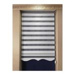 arslanlı perde Zebra-beyaz Bambu Zebra Stor Perde 1. Kalite Asinche Kumaş Oeko-tex® Sertifikalı