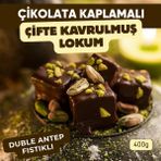 Arslanzade Çikolata Kaplamalı Fıstıklı Çifte Kavrulmuş Lokum 400G