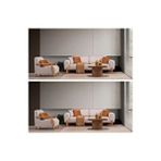 Arsline design 3 3 1 1 Softy Bohem Mekanizmalı Yataklı Koltuk Takımı Krem