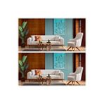 Arsline design İkon Krem Koltuk Takimi 3+3+1+1