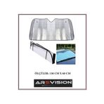 Arsvision Auto Accessorıes Oto Ön Cam Güneşlik Metalize Standart Boy Gümüş Maxi 130 X 60Cm