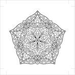 Art 40x40 cm Mandala Desen 3 Tuval