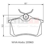 Art ARKA FREN BALATASI VW GOLFIII-IV AUDI A1-A3-A4-A6-A8 SEAT CORDOBA LEON TOLEDO IBIZA RENAULT FLUENCE MEGANE SKODA-PEUGEO