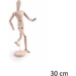 Art & Art Ahşap Model Mankeni İnsan Figürü 30 cm.